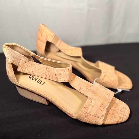 VANELi Womens sandal Calyx Tan Ankle Strap Heels Size 9.5 - Picture 10 of 10